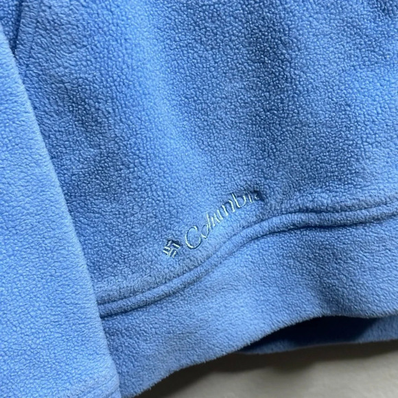 Columbia Women Blue Full Zip Up Jacket Hoodie Fleece Size Large. - Picture 5 of 10